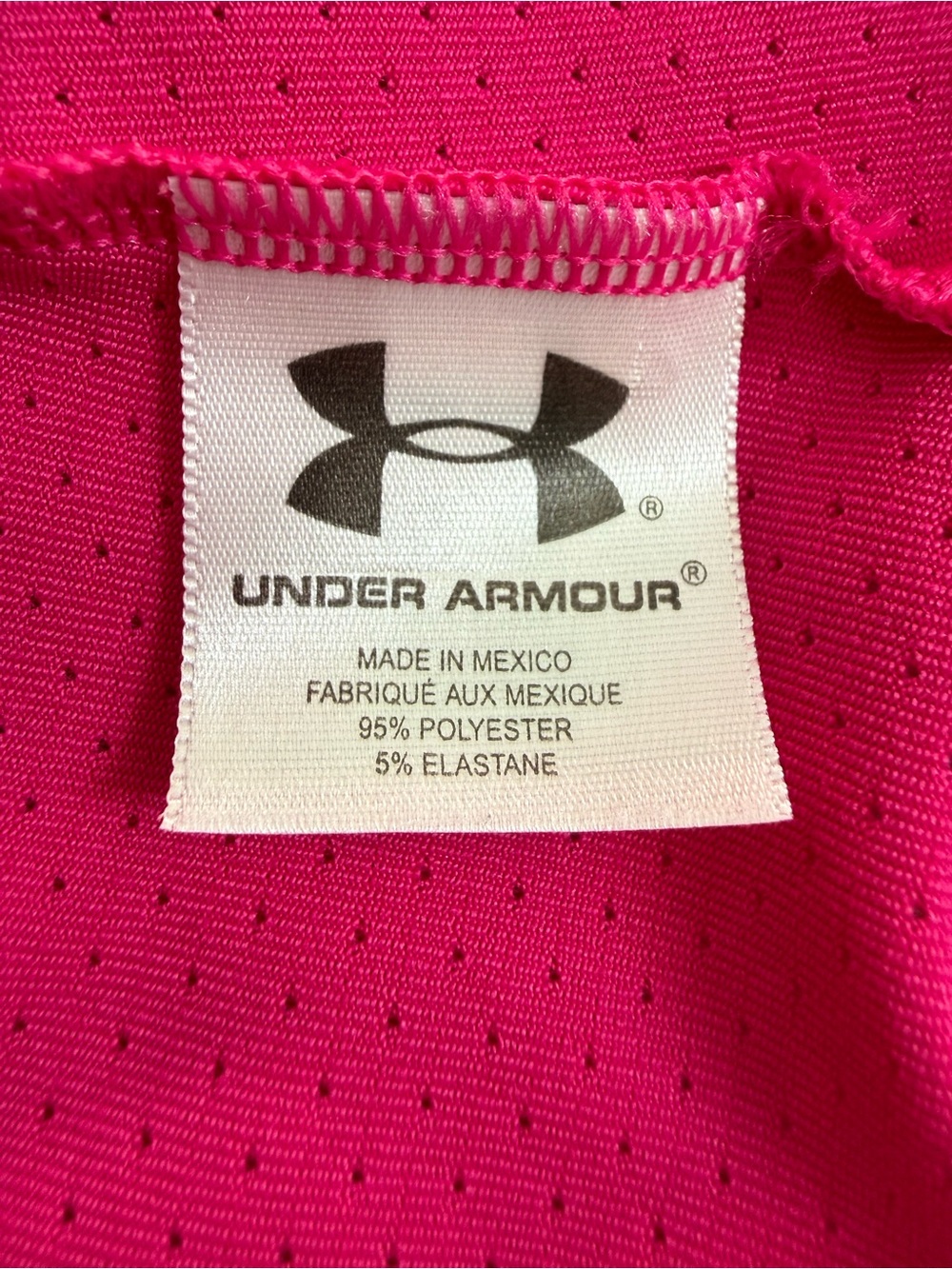 XS Like New Under Armour Heat Gear Women’s Golf Shirt Hot Pink Performance Polo - Picture 8 of 11